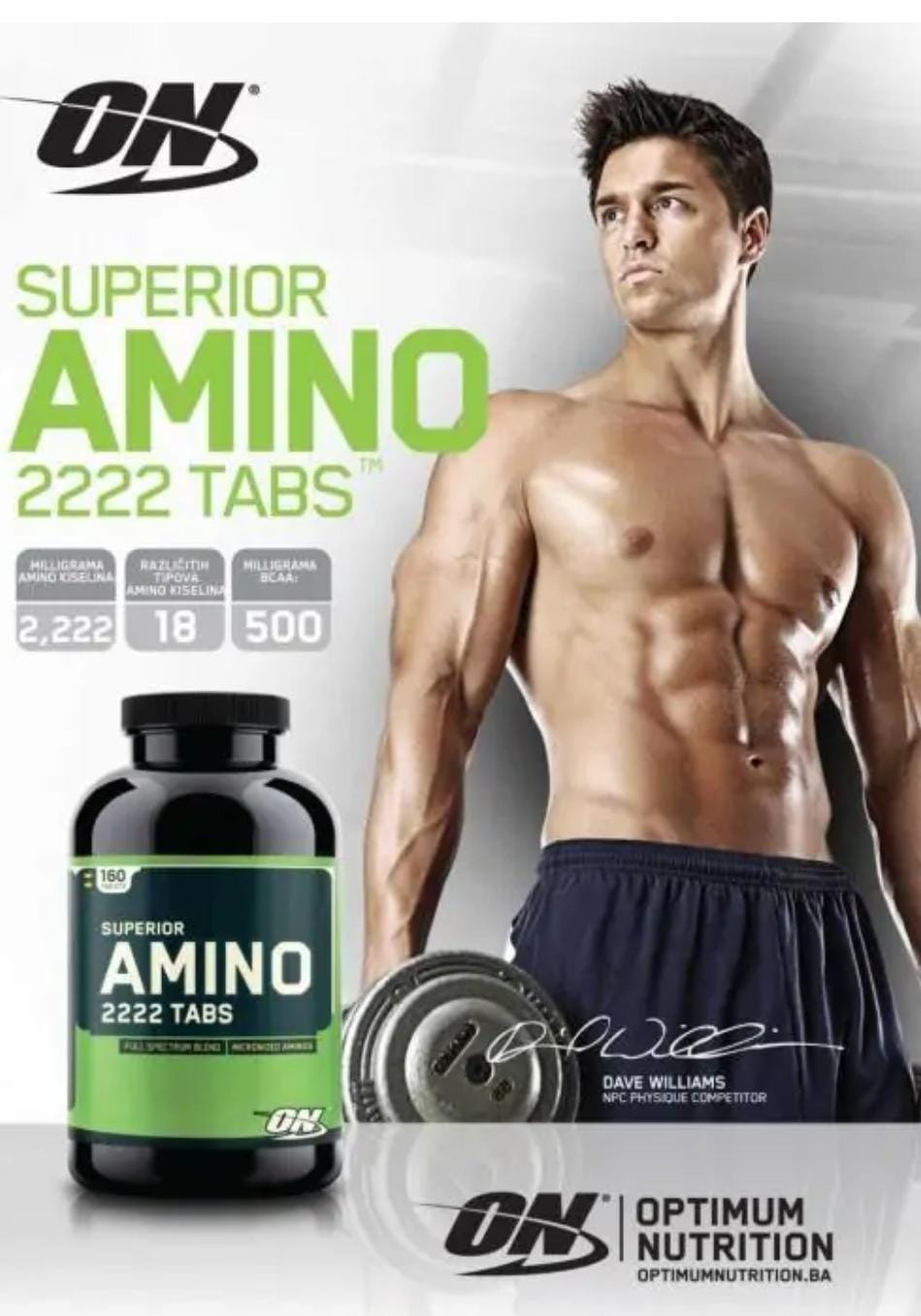 On Optimum Nutrition Amino 2222 Tablets